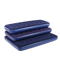 Matelas Gonflable Design Moderne avec Housse Amovible, Lit Gonflable Convertible, Tapis de Couchage pour la Maison, l'Hôtel, la Chambre et le Camping