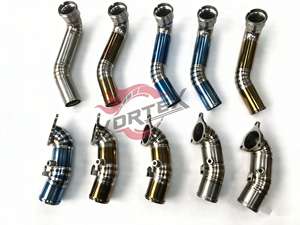 ท่อเทอร์โบชาร์จสแตนเลสเคลือบสี Vortex สำหรับ BMW M340i G20 M440i G22 M240i G42 B58 3.0T ปี 2019–2025 ติดตั้งได้โดยตรง ไม่มี CEL - Product Image 3