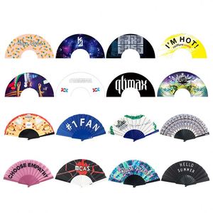 Decorative Loud Clack Woven Hand Fan Premium Plastic Crafts for Unique Style - Product Image 2