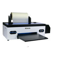 Nueva Impresora de Tinta Plana DTF HuaCai XP600 A3 con Cabezal de Impresión Epson, Tinta de 7 Colores para Impresión en Película PET y Camisetas