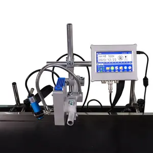Máquina de impresión en aerosol de código de barras en línea TIJ industrial portátil impresora de inyección de tinta impresora de fecha y hora con cartucho de tinta