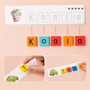 Gioco di Alfabetizzazione Multifunzionale con Schede Illustrative per l'Apprendimento Linguistico Prescolare e l'Ordinamento delle Lettere - Product Image 3