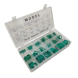 225PC 18 lưới màu xanh lá cây cao su O-ring Xe Điều hòa không khí máy nén con dấu hiệu quả con dấu cho hiệu suất tối ưu - Product Image 2