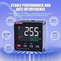 Thermostat numérique PID à écran LCD avec sortie relais SSR, contrôleur de température certifié, prix de gros
