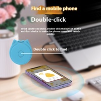 Nouveauté : Traceur intelligent anti-perte pour animaux de compagnie (chiens, chats, chatons) avec Bluetooth 5.0, matériau ABS, alarme bidirectionnelle, mini-clé pour animaux, autonomie de 1 an