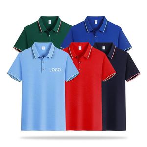 เสื้อโปโลกอล์ฟผ้าฝ้ายไซส์ใหญ่ขายส่ง ราคาโรงงาน ขายดี คุณภาพสูง ระบายอากาศได้ดี ซับเหงื่อ ใส่สบาย - Product Image 3