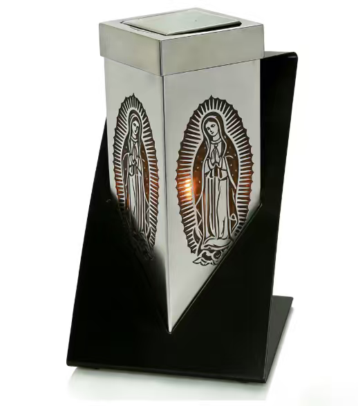 Solar powered grave lights