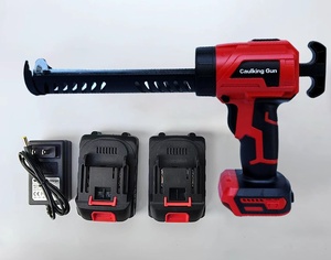 Pistolet à mastic électrique sans goutte, personnalisable OEM, 10oz / 300ml, 4 vitesses réglables, alimenté par batterie, <span class=keywords><strong>kit</strong></span> DIY - Product Image 5