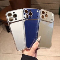 Coque de téléphone de luxe souple effet bonbon pour iPhone 13 14 15 16 17 Pro Max Air, coque arrière antichoc en acrylique