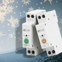 Disjoncteur intelligent WiFi 63A en cuivre 1P avec télécommande sans fil, protection contre les surintensités, capacité de coupure 6kA