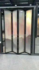 Gaya tradisional Perancis keamanan pintu masuk dan jendela baja nirkarat ayunan permukaan terbuka untuk interior Villa - Product Image 3