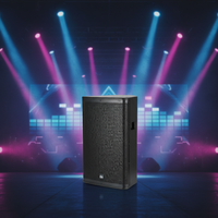 Altavoces Profesionales para DJ de Estudio, Juego Completo de Altavoces de 15 Pulgadas de 2 Vías de Rango Completo con Amplificador de 2 Canales y Juego de Micrófonos para Karaoke