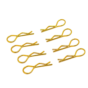 Parti per Auto RC 1:12 e 1:10, Clip Universale R-Clamp Colorata e Dorata - Product Image 1