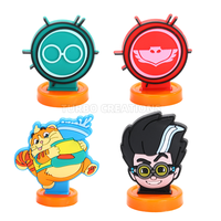 Kustom 3D kartun bentuk USB Flash Drive PVC silikon stik memori 3D desain pencetakan kapasitas hadiah 128GB 512GB