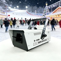 Machine à glace sèche 1500W (corps en fer) avec télécommande DMX512, portée de pulvérisation 4-5m, couverture 60m, AC110V-240V, garantie 1 an