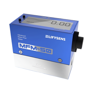 Alat Ukur Aliran Massa MFM-50 Akurasi Tinggi untuk Gas N2 H2 O2 Udara CO2 He Ar CH4 RS485 4~20mA dengan Layar LCD Pengukur Aliran Oksigen - Product Image 6