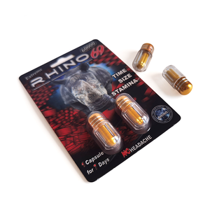 Cápsulas para Hombres Adultos, Rhino 69 Extreme, Suplemento Herbal Natural para Energía, Resistencia y Vitalidad, Fórmula de Alta Calidad - Product Image 2