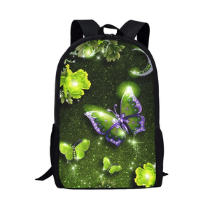 Bling violet papillons motif <span class=keywords><strong>sac</strong></span> à <span class=keywords><strong>dos</strong></span> filles femmes étudiants sacs d'école <span class=keywords><strong>sac</strong></span> à <span class=keywords><strong>dos</strong></span> pour adolescents confortables sacs à livres primaires - Product Image 5