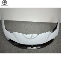 Kits de Carrocería Delantera Semi-Completos de Fibra de Carbono Forjado Estilo P para Lamborghini Huracán LP580 LP610 2014-2018, Piezas de Parachoques de Carbono Forjado