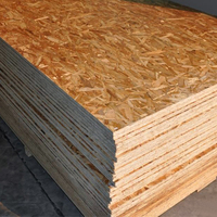 Marché américain 7/16 pouces toiture en bois contreplaqué OSB 4x8 1/2 pouces 11mm 12mm 18mm feuilles OSB3 Surface finie pour la construction