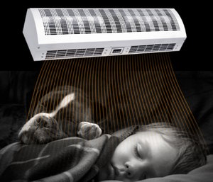 Cortina de Aire Caliente con Calefactor PTC de Flujo Cruzado y Control Remoto, <span class=keywords><strong>Precio</strong></span> de Fábrica - Product Image 2