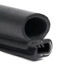 EPDM-Joint d'étanchéité en caoutchouc creux pour pare-brise, en forme de V, pour voiture