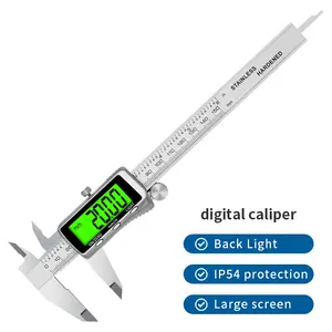 150/200/300mm Electronic Stainless Steel With Large Screen Backlight Digital Vernier Caliper Mechanical Hand Measuring Tools