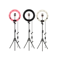 Anneau lumineux LED personnalisé de 18 pouces pour selfie et photographie, 90W haute puissance, Ra95 CRI, température de couleur réglable 2700K-5600K