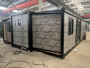 Nhà Máy bán hàng trực tiếp 40ft nối dài có thể gập lại prefab <span class=keywords><strong>container</strong></span> nhà vận chuyển <span class=keywords><strong>container</strong></span> gấp sống cabin cho biệt thự hoặc khách sạn - Product Image 2