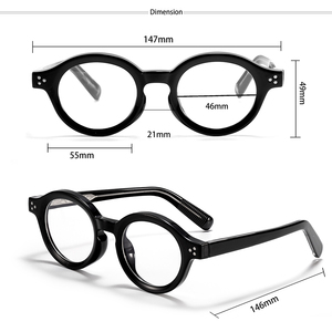 Lunettes de lecture anti-lumière bleue légères pour hommes et femmes, monture petite Y2K, haute qualité, en TR-90, pour la myopie, vente en gros - Product Image 5