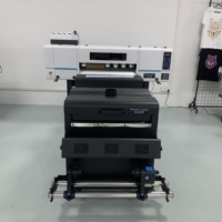 Mesin Printer DTF A1 60cm dengan Penggoyang Bubuk, Dual Printhead, Mesin Cetak Inkjet Tekstil Digital untuk Kaos dan Pakaian