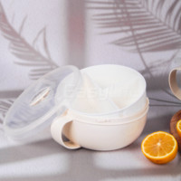 Contenants de stockage alimentaire en plastique à double couche avec couvercles et compartiments divisés pour fruits et légumes (vente en gros)