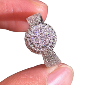 Anillos de Compromiso de Latón con Circonita Cúbica, Joyería de Boda, Corte Brillante, Regalo para Mujer, Diseño Personalizado (ODM/OEM) - Product Image 4