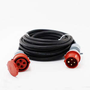 ZNPON Mejor <span class=keywords><strong>precio</strong></span> Conector de <span class=keywords><strong>enchufe</strong></span> <span class=keywords><strong>industrial</strong></span> rojo Trifásico 3 núcleos 4 PIN 400V 16A Impermeable No a prueba de explosiones IP44 P14442 - Product Image 3