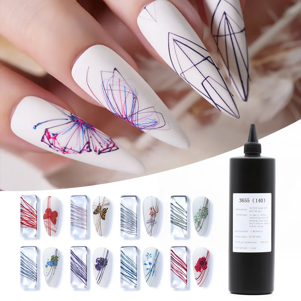 Spider Gel Wholesale Nails Supplies UV Gel Polish Nail Art Painting Spider Gel