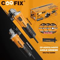 Meuleuse d'angle électrique Coofix 750W avec interrupteur latéral intelligent, machine à meuler d'angle 100MM
