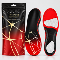 Semelles orthopédiques pleine longueur avec soutien de la voûte plantaire pour hommes et femmes, inserts amortissants pour le travail, la course, la randonnée et les chaussures de tous les jours