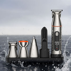 LK-892 Juego de Cortadoras de Pelo Inalámbricas Recargables Ultra Silenciosas Profesionales para Barberos con Pantalla LCD de Memoria y Cuchillas de Corte sin Fricción - Product Image 3