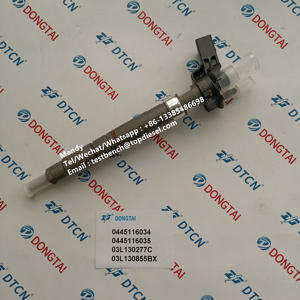 Inyector Common Rail original 0445116034 inyector piezoeléctrico 0445116035 inyector de combustible diésel 03L130277C CRI 03L130855BX para VW - Product Image 4