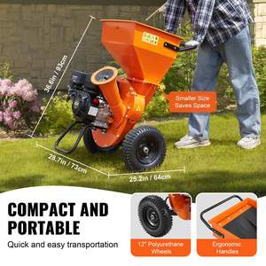 7HP Heavy Duty Gas Powered 3 '212cc 4,1 kW Trituradora y trituradora de madera Nuevo producto - Product Image 5