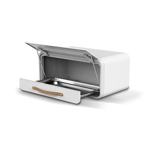 Large Bread Box Kitchen Counter Loaf Decorative Stainless Steel Bread Storage Bin