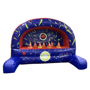 Thương Mại Inflatable Mục Tiêu <span class=keywords><strong>Shooting</strong></span> Hover Ball Trò Chơi Thể Thao Inflatable <span class=keywords><strong>Shooting</strong></span> Game For Sale 2 Piece 3*1.5*2.1M GZFE-BR-02 - Product Image 1