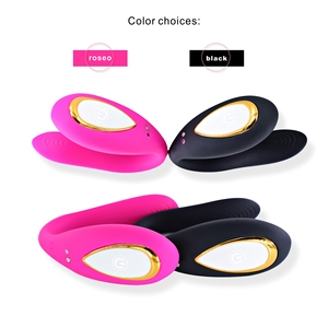Uzaktan kumanda Patting çift yatak oynamak için silikon çift titreşimli vajina vibratör seks oyuncakları kadın - Product Image 5