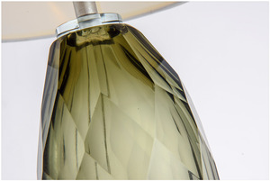 Moderne vase en verre vert lumière de <span class=keywords><strong>bureau</strong></span> avec abat-jour en tissu <span class=keywords><strong>dressing</strong></span> led lampe de table pour enfants <span class=keywords><strong>chambre</strong></span> hôtel - Product Image 6