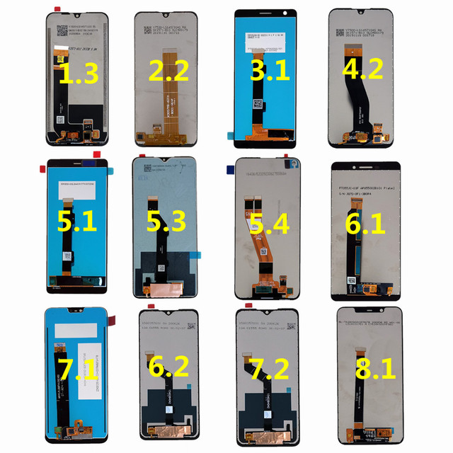 Lcd Manufacturer Smartphone Touch Lcd Screen Replacement for NOKIA LCD for Nokia 1.4 2.1 2.2 2.3 3.1 4.2 5.1 5.3 5.4 6 6.1 7Plus
