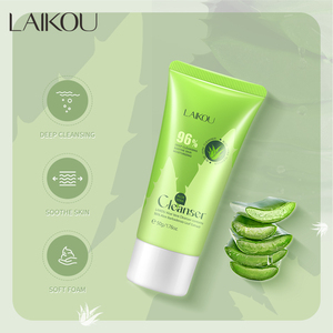 LAIKOU โฟมล้างหน้าว่านหางจระเข้ บำรุงผิว ทำความสะอาดล้ำลึก อ่อนโยน 50 กรัม - Product Image 6