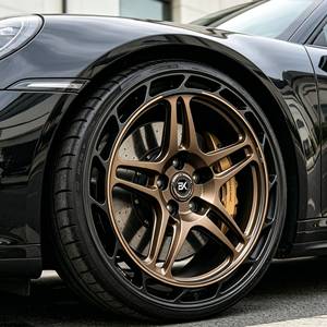 Jantes Bku personnalisées forgées 5x130 pour <span class=keywords><strong>Porsche</strong></span> 911 992 991 997 GT2 GT3 RS <span class=keywords><strong>Taycan</strong></span> 718 GT4 19 20 21 pouces, jantes en alliage bronze concaves - Product Image 1
