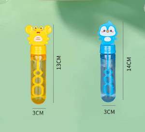 Jouets à bulles pour enfants personnalisés, petits poussins moelleux, baguettes à bulles colorées, bâtonnets à bulles de savon de dessin animé, en plastique durable, savon - Product Image 3