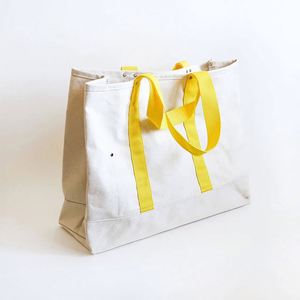 Custom <b>Printed</b> <b>Extra</b> <b>Large</b> Capacity Tote Bag Logo Heavy-Weight Personalize Organic Shopping Oversized Cotton Canvas Open Closure - Product Image 3
