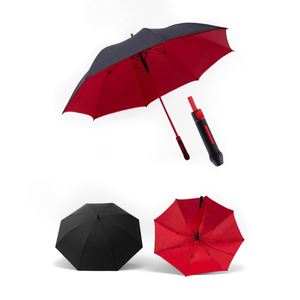 Fiberglass Automatic Opening Golf Polyester <b>Umbrella</b> Novelty Pongee Uv Proof Coating <b>Windproof</b> With Custom Logo for the Rain - Product Image 4